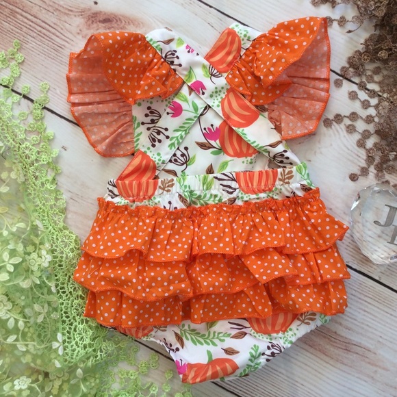 Pumpkin spice and everything nice Romper - Picture 2 of 3